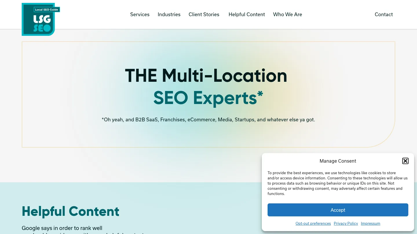 Local SEO Guide homepage